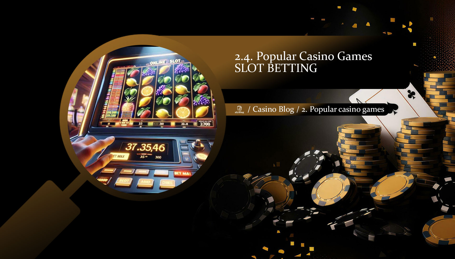 2.4. Popular Casino Games: Slot Betting – A Deep Dive into the Reels