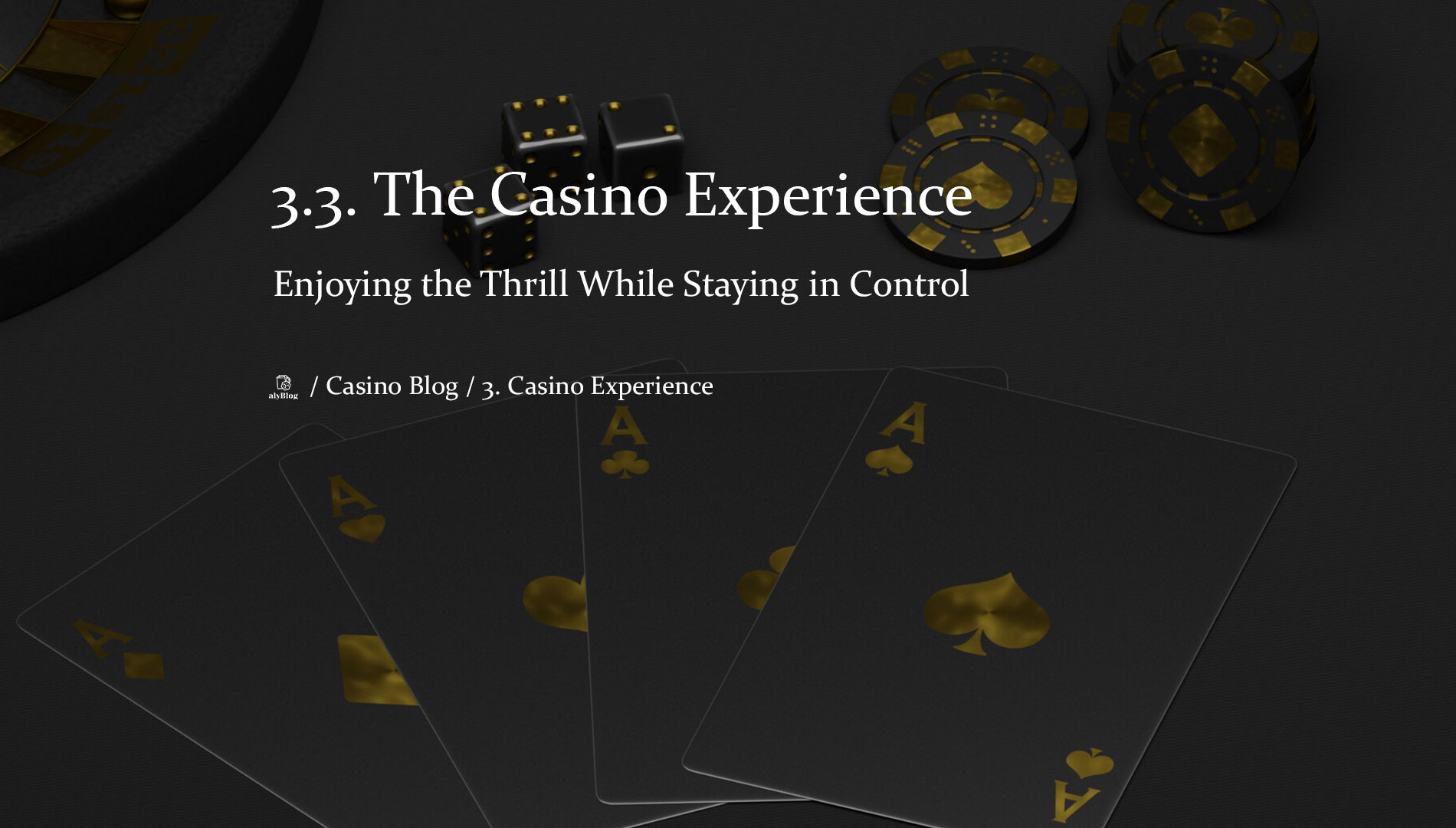 3.3. Responsible Gambling: Enjoying the Thrill While Staying in Control