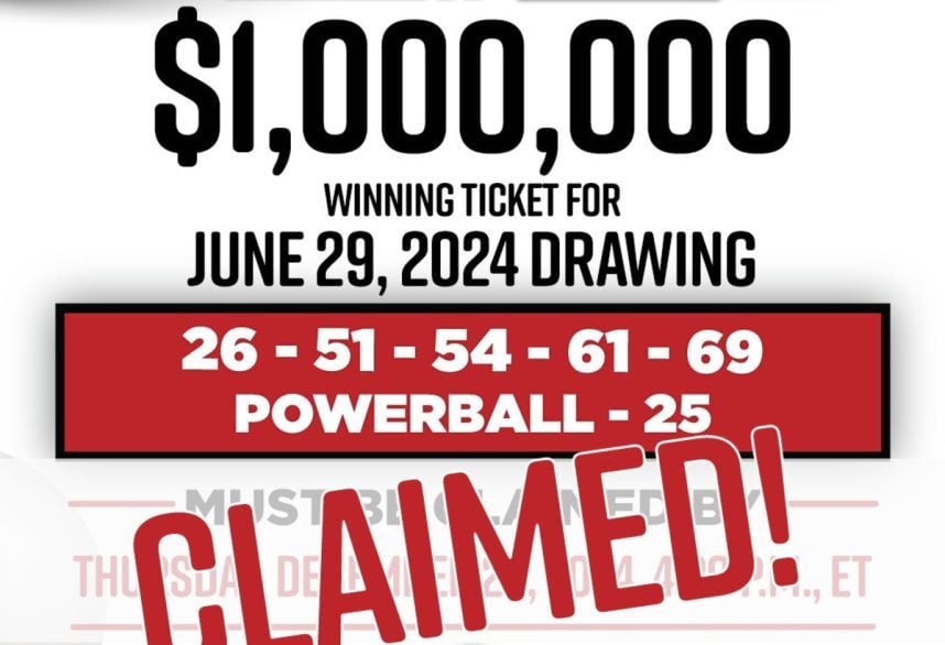 $1M Powerball Ticket Claimed Just Hours Before It Was To Expire in Indiana (Casino.org)